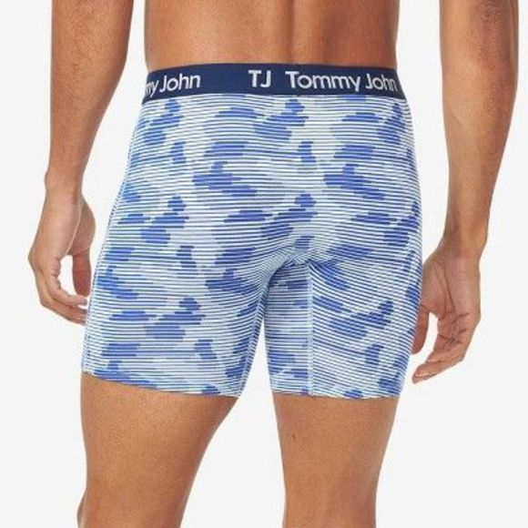 TJ | Tommy John Men's Camo Print 6'' Boxer Briefs 2pk - Linear Camo/Mazarin - Picture 5 of 5